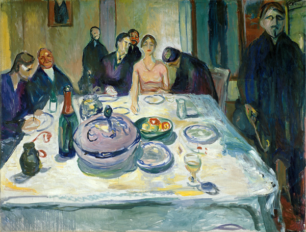 Die Hochzeit des Bohemien von Edvard Munch