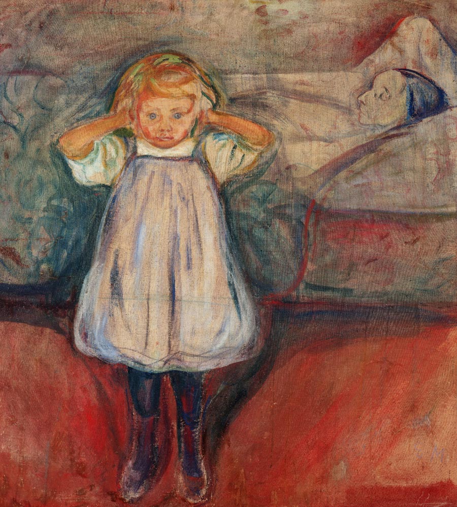 Die tote Mutter und das Kind von Edvard Munch
