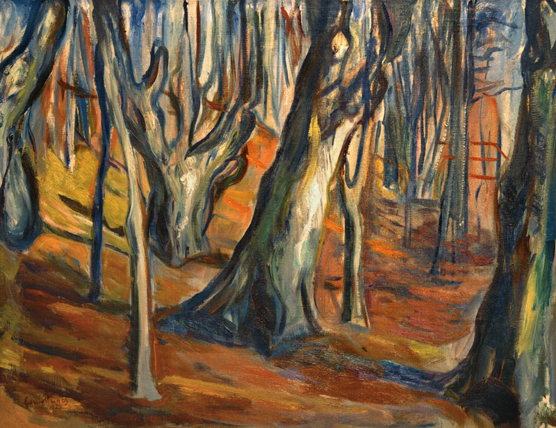 Herbst (Alte Bäume, Ekely) von Edvard Munch