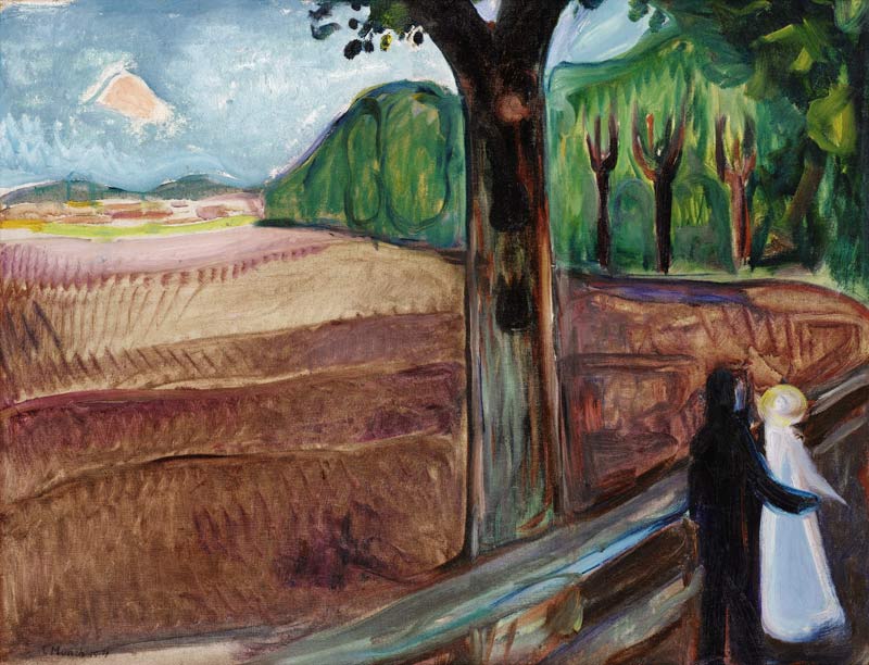 Sommernacht (Sommernatt) von Edvard Munch