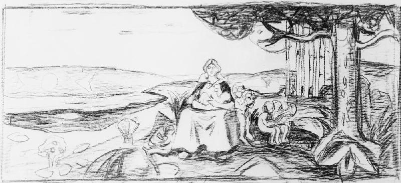 Alma Mater von Edvard Munch