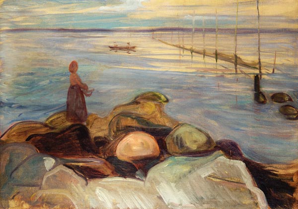 An der Küste von Edvard Munch