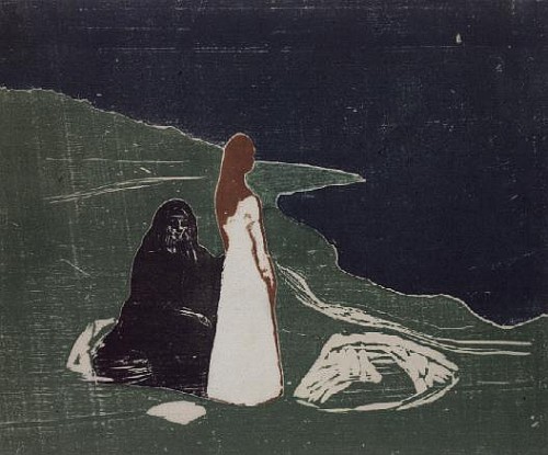 Deathcamp or Death throes  von Edvard Munch
