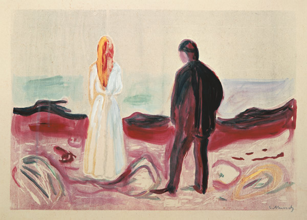 The Lonely Ones von Edvard Munch