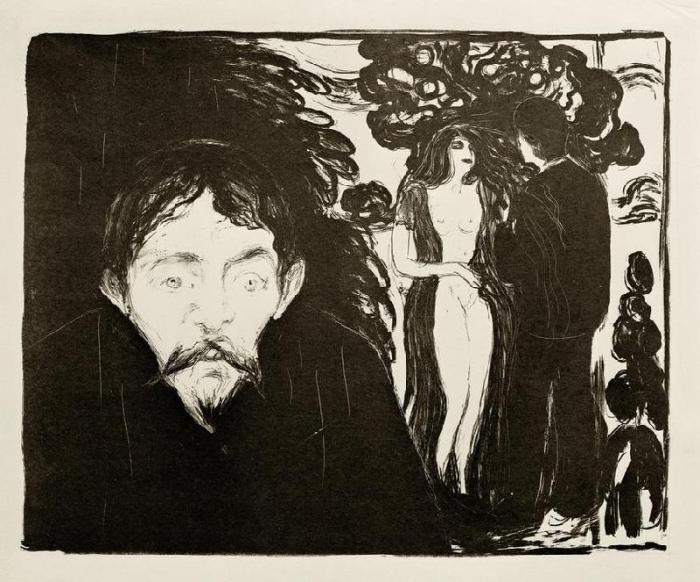 Eifersucht II von Edvard Munch