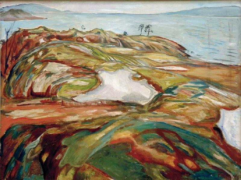 Große Küstenlandschaft von Edvard Munch