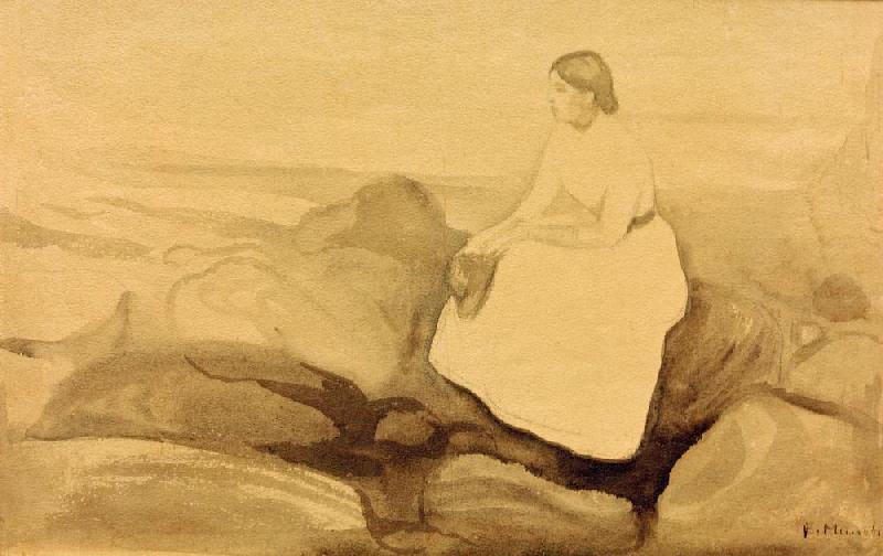 Inger am Strand von Edvard Munch