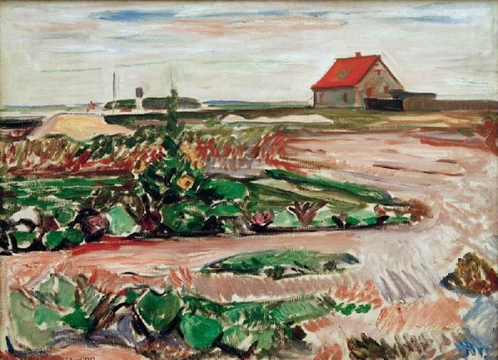 Landschaft bei Travemünde von Edvard Munch