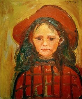 Mädchen mit rotem Hut 1905