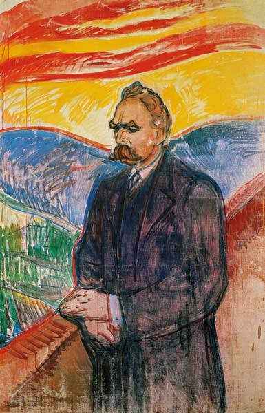 Portrait of Friedrich Nietzsche von Edvard Munch