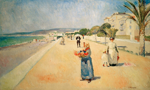 Promenade des Anglais, Nizza von Edvard Munch