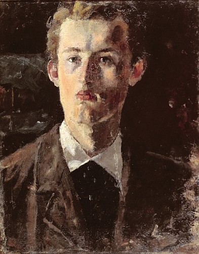 Self portrait von Edvard Munch