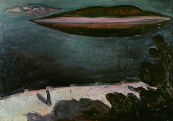 Sommernacht am Oslofjord von Edvard Munch