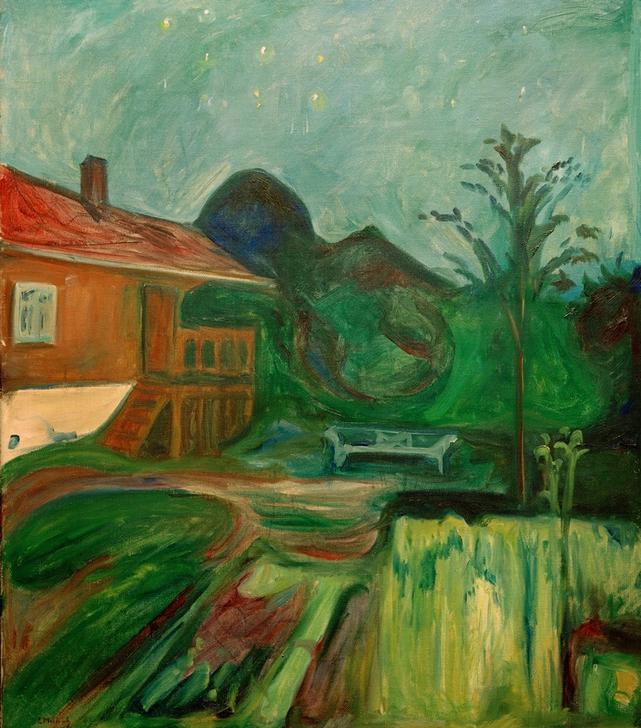 Sommernacht. Aasgaardstrand von Edvard Munch