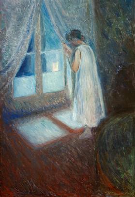 Das Mädchen am Fenster 1892
