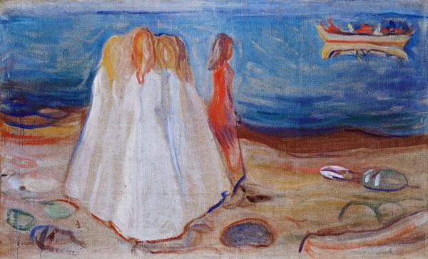 Girls at the Seaside 1906