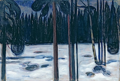 Winter Landscape  von Edvard Munch