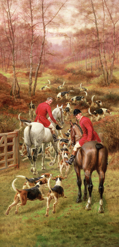 Hunting Scene von Edward Algernon Stuart Douglas