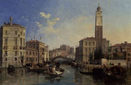 Grand Canal: San Geremia and the Entrance to the Canneregio von Edward Pritchett