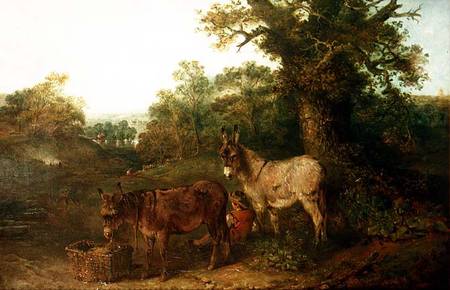 Donkeys in a Glade von Edward Robert Smythe
