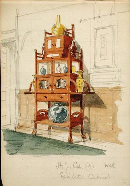 Exhibition Cabinet von Edward William Godwin