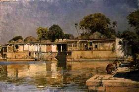 Palace and Lake at Sarkeh, near Ahmedabad, India c.1882-83