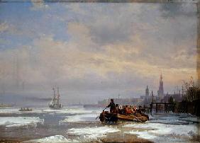 Ship in Ice 1854