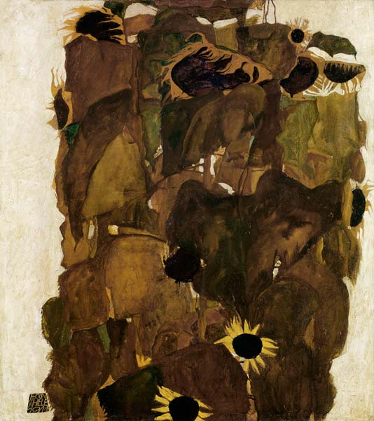 Sonnenblumen l von Egon Schiele