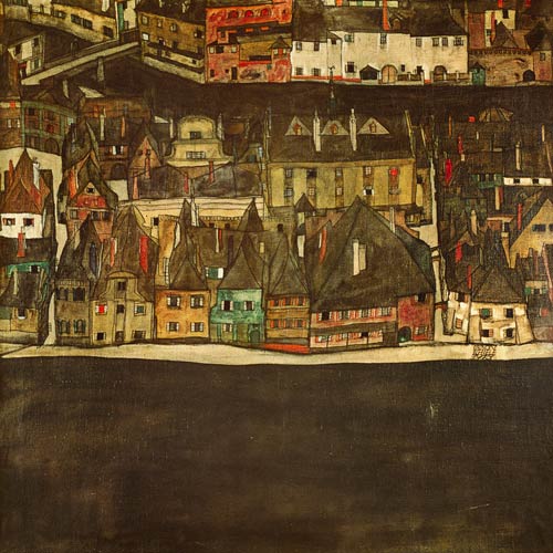 Krumau on the Molde, The Small City von Egon Schiele