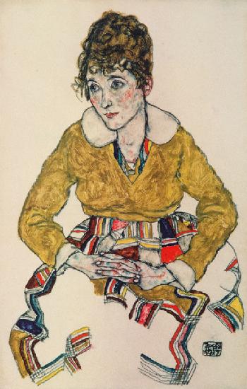 Bildnis der Gattin des Künstlers. 1917