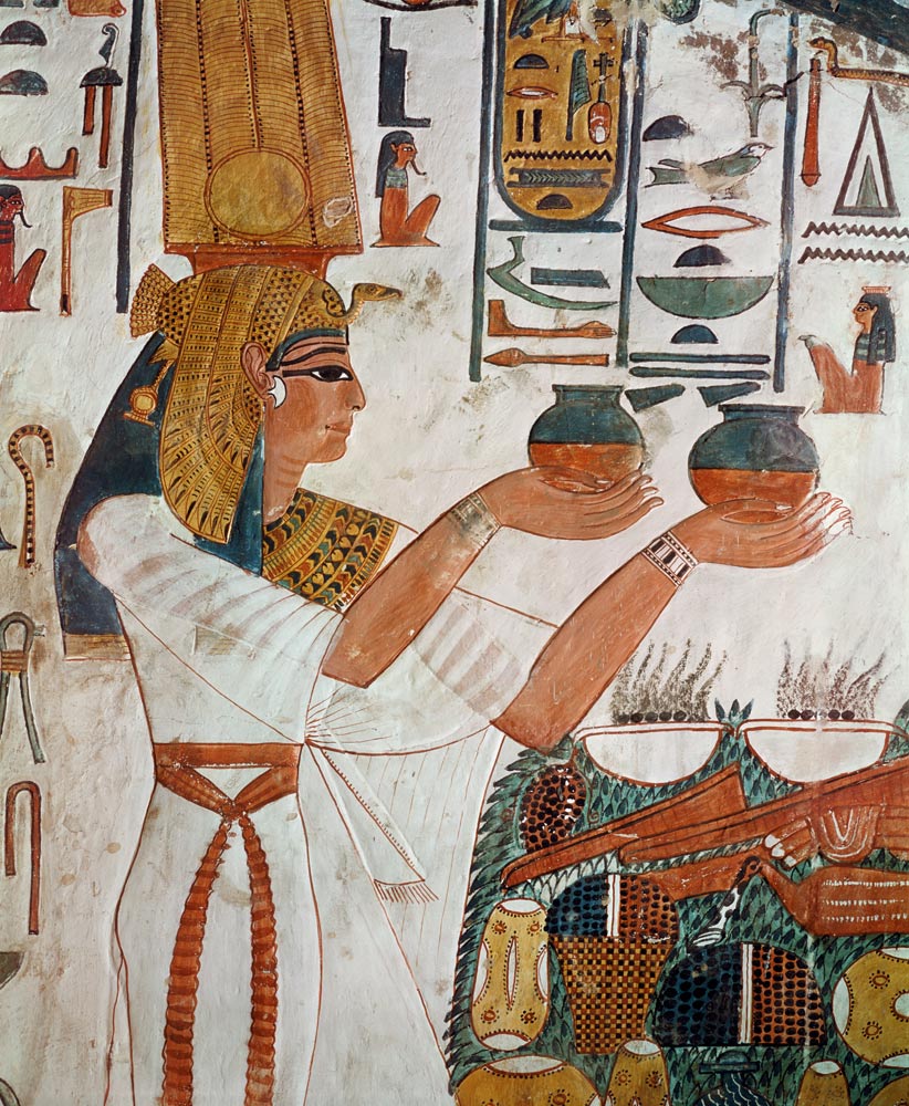 Nefertari Making an Offering, from the Tomb of Nefertari von Egyptian