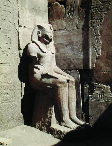 Statue of Tuthmosis III (c.1490-39 BC) New Kingdom von Egyptian