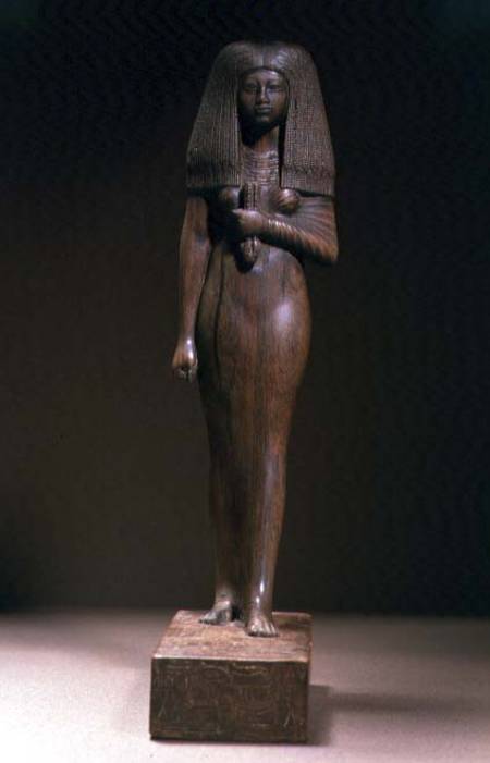 Statuette of the Tuya, head of the harem of Min, New Kingdom von Egyptian