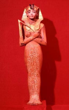 Shabti figure of the king from the Tomb of Tutankhamun (c.1370-1352 BC) New Kingdom