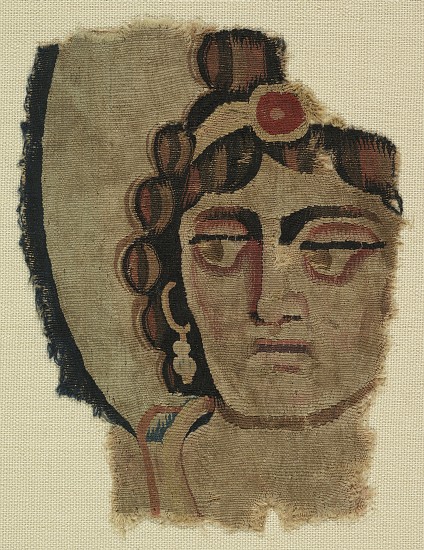 Fragment of a Woman's Head, Coptic von Egyptian School