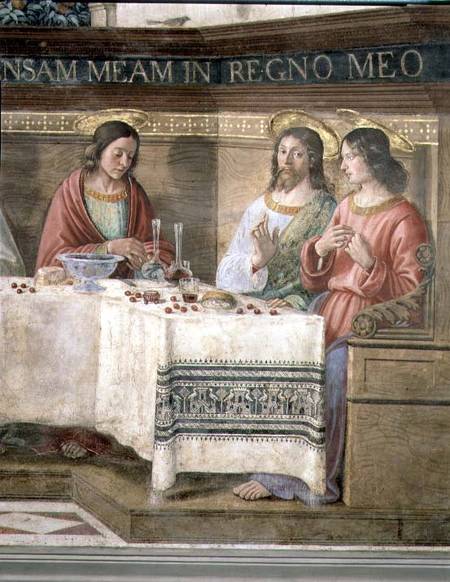 Detail from the Last Supper von  (eigentl. Domenico Tommaso Bigordi) Ghirlandaio Domenico