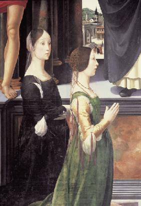 Altar Rimini,  zwei Frauen