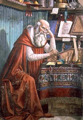 St. Jerome in his Study 1480