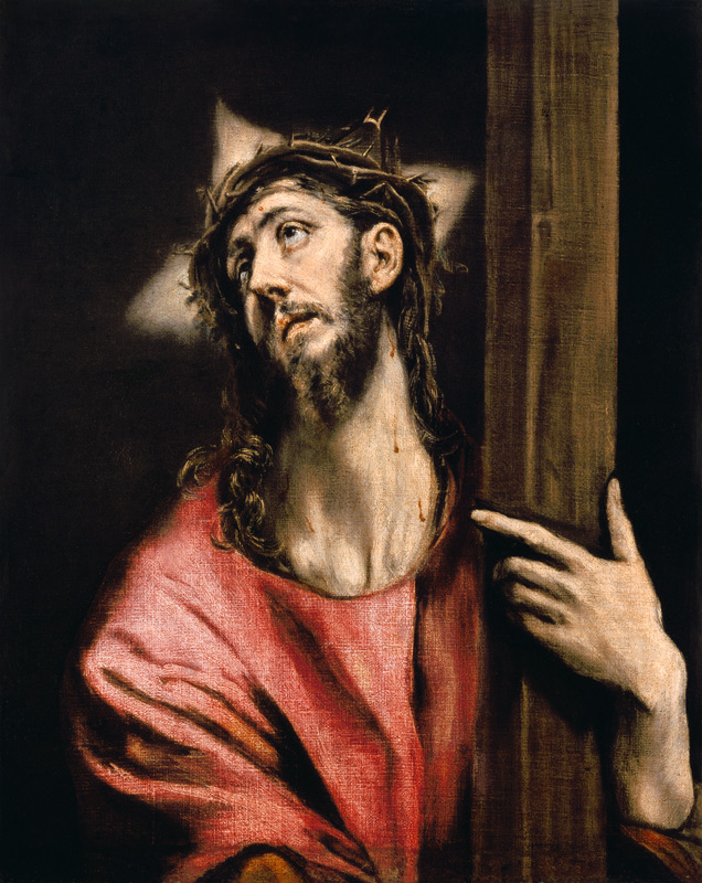 Christi mit dem Kreuz von (eigentl. Dominikos Theotokopulos) Greco, El