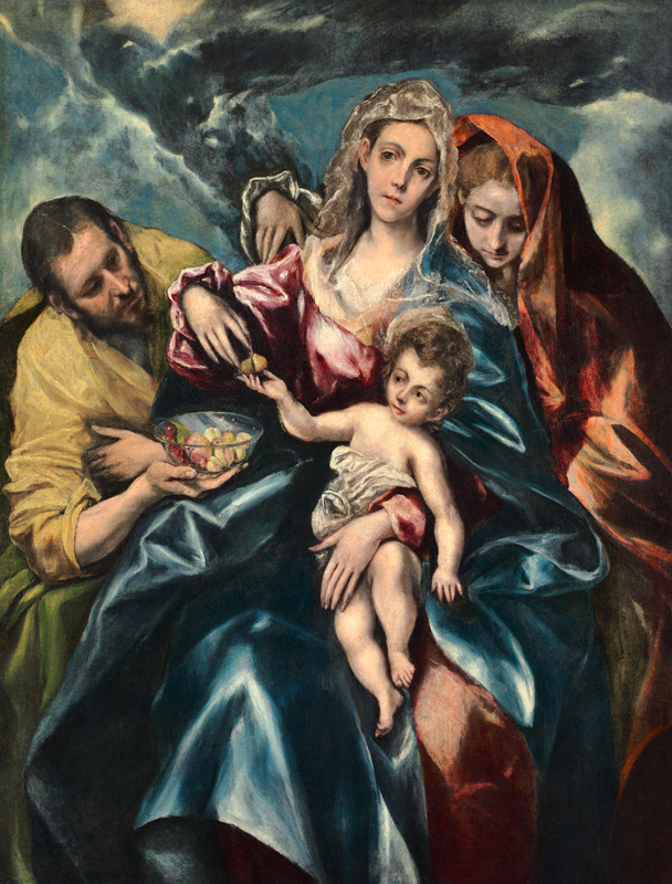 The Holy Family with Mary Magdalen von (eigentl. Dominikos Theotokopulos) Greco, El