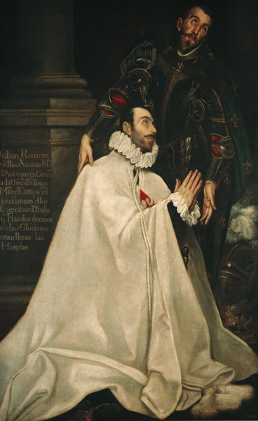 Julian Romero de las Azanas with St. Julian von (eigentl. Dominikos Theotokopulos) Greco, El