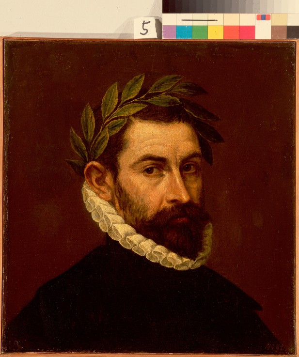 Porträt des Dichters Alonso de Ercilla y Zuniga (1533-1594) von (eigentl. Dominikos Theotokopulos) Greco, El