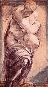 Studie nach Michelangelos Der Tag von (eigentl. Dominikos Theotokopulos) Greco, El