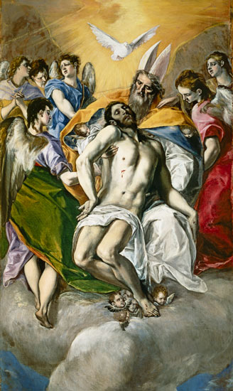 Heilige Dreifaltigkeit von (eigentl. Dominikos Theotokopulos) Greco, El