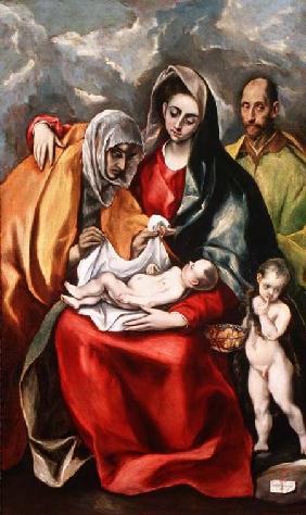 The Holy Family with St.Elizabeth 1580-85