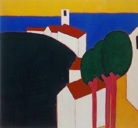 In the Luberon, 2000 (acrylic on canvas)  2000