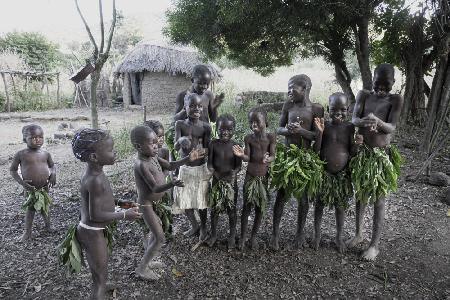 Dupa-Kinder im Norden Kameruns