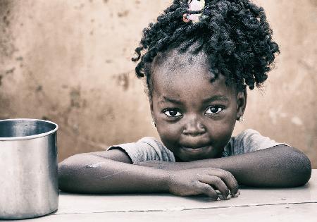 Ein kleines Mädchen,Benin