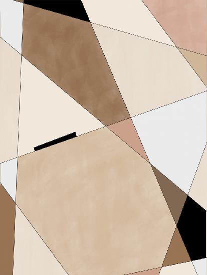 Geometrische Beige-Kunst Nr. 1