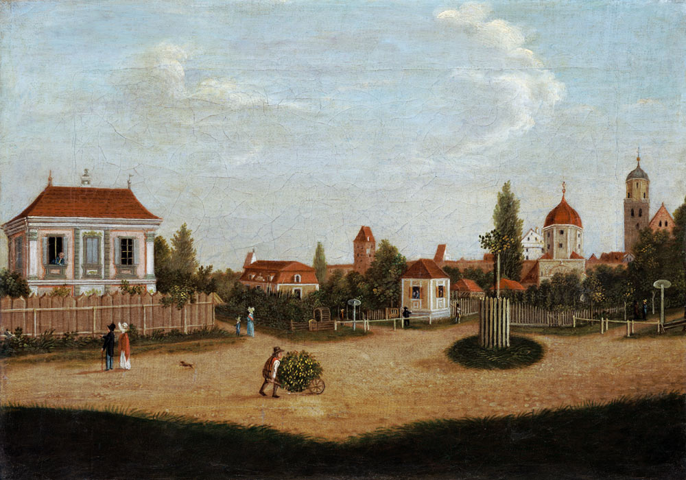 Vor dem Westertor in Memmingen von Elias Friedrich Küchlin